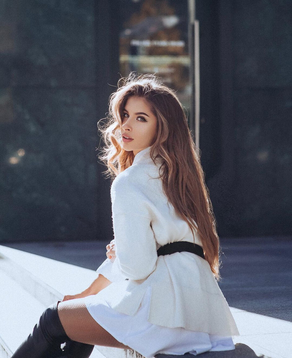 Elena dating with international student